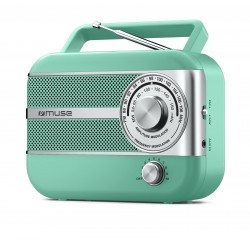 Ραδιόφωνο M-056AG MUSE Μπαταρίας-Ρεύματος Αναλογικό Πράσινο Retro