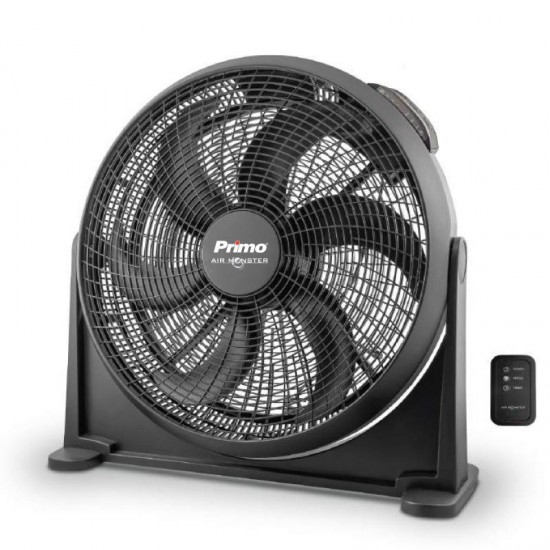 Ανεμιστήρας Box Fan A2070R Primo 20'' 50εκ. Airmonster Με Τηλεχειριστήριο Μαύρος