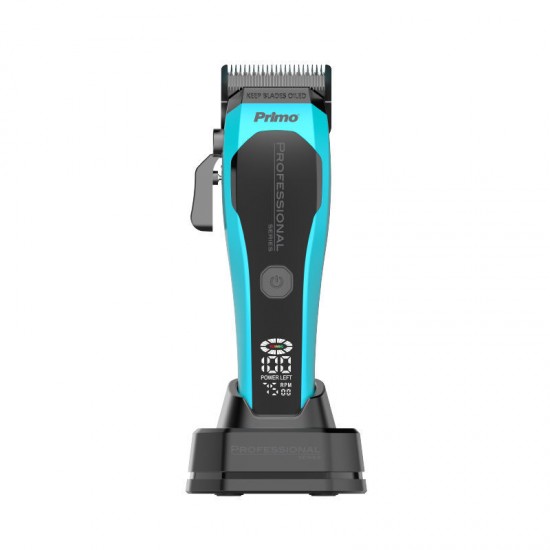 Κουρευτική μηχανή PRΗΤ-40564 PRIMO Επαναφ 180Μ Digital Μαύρη/Τυρκουάζ