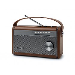 Ραδιόφωνο M-098BR MUSE Μπαταρίας-Ρεύματος με Bluetooth Καφέ
