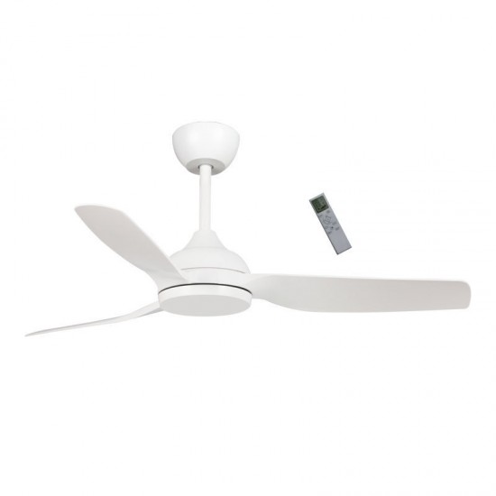Ανεμιστήρας Οροφής PRCF-80729 PRIMO 52'' 132εκ. IP66 Με Τηλεχειριστήριο 3Φτερά Λευκός