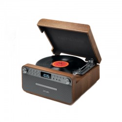 Πικάπ-Ραδιόφωνο MT-118AΤ MUSE με USB & Bluetooth Wooden