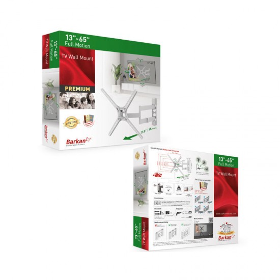 Βάση Τηλεόρασης Τοίχου 3400W.W Barkan 13