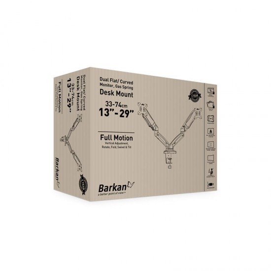 Βάση Οθόνης Γραφείου M142P Barkan 13