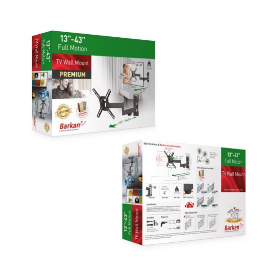 Βάση Τηλεόρασης Τοίχου 2400.B Barkan 13