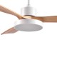 Ανεμιστήρας Οροφής PRCF-80616 Primo 52'' 130εκ. Με Τηλεχειριστήριο 1Φως LED 3Φτερά Λευκός με ξύλινα φτερά