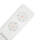 Ανεμιστήρας Οροφής PRCF-80616 Primo 52'' 130εκ. Με Τηλεχειριστήριο 1Φως LED 3Φτερά Λευκός με ξύλινα φτερά