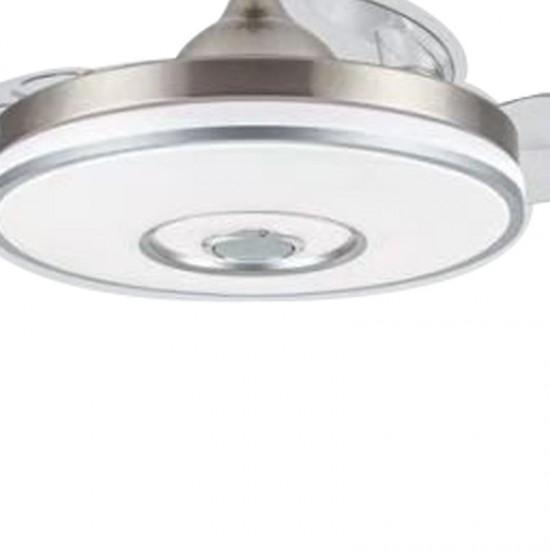 Ανεμιστήρας Οροφής PRCF-80682 Primo DC 42'' 106εκ. Με Τηλεχειριστήριο 1Φως LED 3Φτερά Ασημί