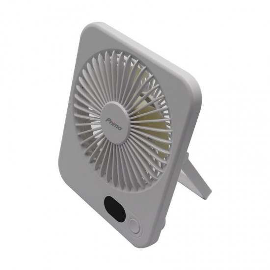 Ανεμιστήρας Mini PRMF-80692 Primo 5'' 12.5cm Λευκός Επαναφορτιζόμενος
