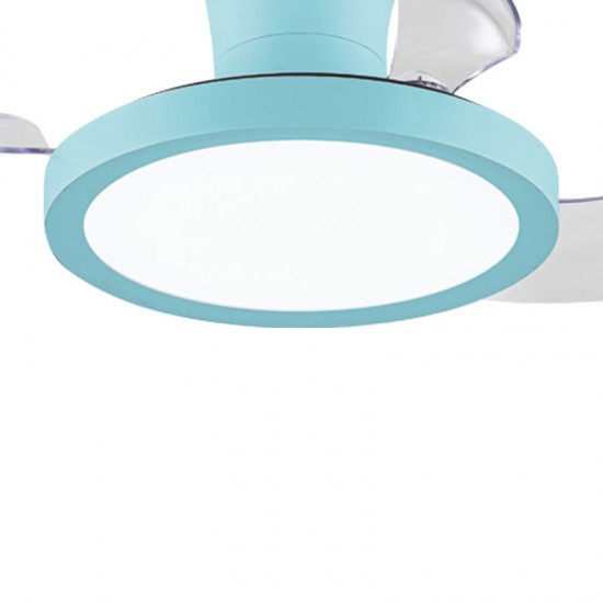 Ανεμιστήρας Οροφής PRCF-80685 Primo Kids Series DC 26'' 65εκ. Με Τηλεχειριστήριο 1 Φως LED 3Φτερά Μπλέ