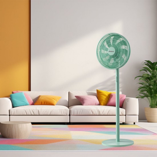 Ανεμιστήρας Ορθοστάτης PRSF-80646 Primo 16'' 40εκ. 9Φτερά Βεραμάν 2 σε 1