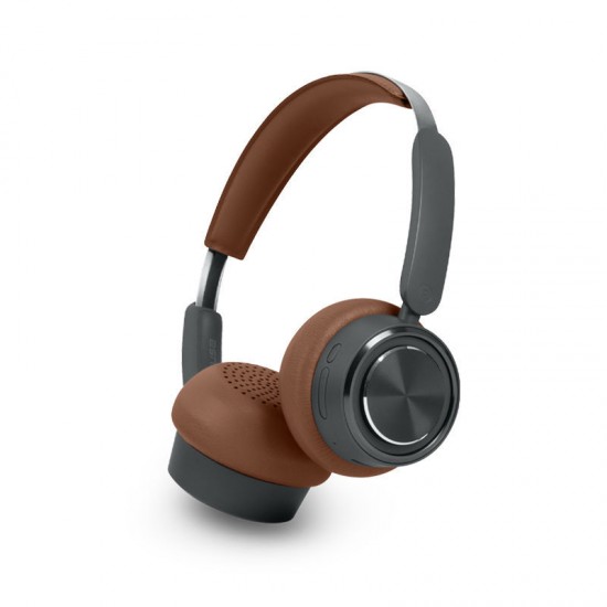 Ασύρματα Ακουστικά Bluetooth Καφέ/Μαύρο M-271 BO MUSE