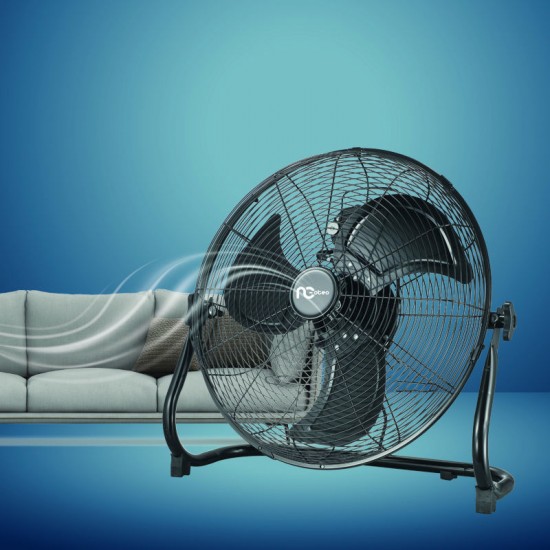 Ανεμιστήρας Δαπέδου NFF-80702 Neotec 45εκ. 100W Μαύρος