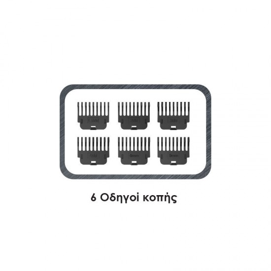 Κουρευτική μηχανή PRΗΤ-40561 PRIMO Επαναφ 90Μ Digital Retro Golden