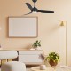 Ανεμιστήρας Οροφής PRCF-80728 PRIMO 52'' 132εκ. Με Τηλεχειριστήριο 1 Φως LED 3Φτερά IP66 με WiFi Μαύρος