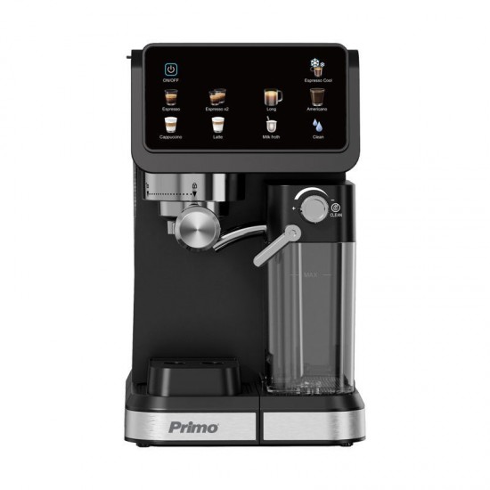 Μηχανή Espresso+Milk frother PREM-40570 Primo Hot & Cold 3σε1 20Bar Touch screen Μαύρη-Inox