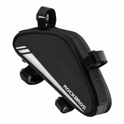 RockBros - Bike Storage Bag (B55-BK) - for Front Frame, with Waterproof Protection, 0.7l - Black