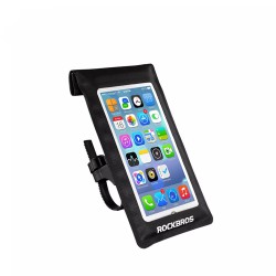 RockBros - Bike Bike Holder (AS-009BK) - Rainproof, with Transparent TPU Cover for Touchscreen, max 6