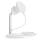 ESR - Wireless Charger HaloLock Shift - Stand with Removable Magnetic Pad, MagSafe Compatible - White