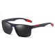 Techsuit  - Sunglasses Polarised TR90 (MM101) - UV Protection - Matte Blue / Red