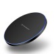 Techsuit - Wireless Charger Premium (CHWR002) - RGB Colors, 10W - Black