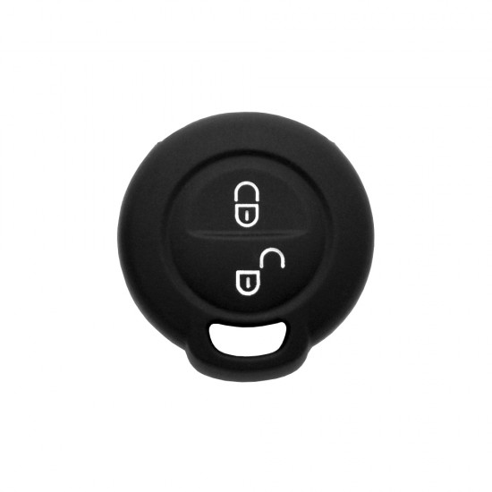 Techsuit - Car Key Case (1001.11) - Smart Forfour W454/Mitsubishi Colt, Carisma - Black
