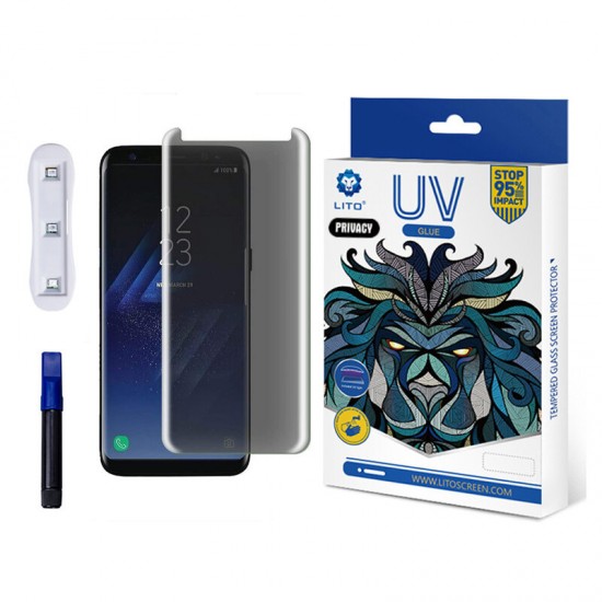 Lito - 3D UV Glass - Samsung Galaxy S8 - PRIVACY