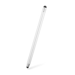 Techsuit - Stylus Pen (JC01) - Aluminum Alloy, Android, iOS, Microsoft - Silver White
