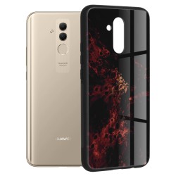 Techsuit - Glaze Series - Huawei Mate 20 lite - Red Nebula