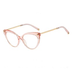Techsuit - Anti-Blue Light Glasses Reflex TR90 (F93308) - Cat Eye - Clear Pink