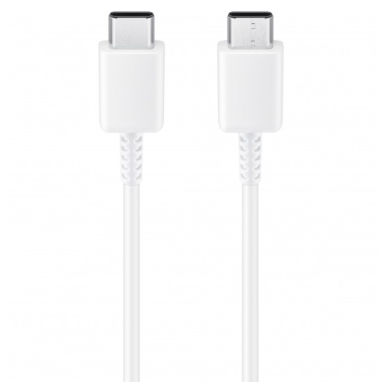 Samsung - Data Cable (EP-DN980BWE) - Type-C to Type-C, 25W, 3A, 1m - White (Bulk Packing)