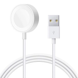 Apple - Wireless Charging Cable (MX2F2ZM/A) - USB to Apple Watch, 2m - White (Bulk Packing)