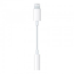 Apple - Original Audio Adapter A1749 (MMX62ZMA/A) - Lightning to Jack 3.5mm - White (Blister Packing)