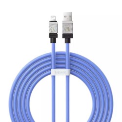 Baseus - Data Cable CoolPlay Series (CAKW000503) - USB to Lightning Fast Charging, 2.4A, 2m - Blue
