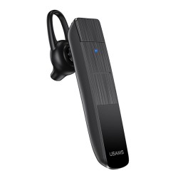 Usams - Bluetooth Headset BT2 (BHUBT201) - with Bluetooth V5.0 and Microphone - Black