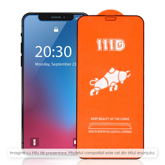 Techsuit - 111D Full Cover / Full Glue Glass - Xiaomi 13T / 13T Pro - Black