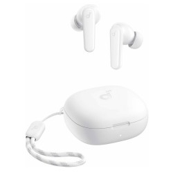 Anker - Wireless Earbuds R50i (A3949G21) - with Charging Case, Extra-bass, AI-Enhanced Calls - White