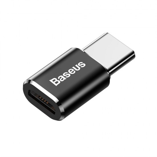 Baseus - OTG Adapter (CAMOTG-01) - Micro-USB Female to Type-C Male - Black