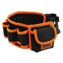 Jakemy - Professional Tool Waist Bag Belt (JM-B04) - Adjustable, Waterproof, for Storage - Black