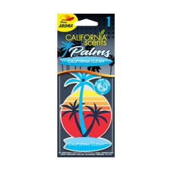 California Scents - Car Air Freshener Palms - Strong Aroma for Vehicle Interior - California Clean