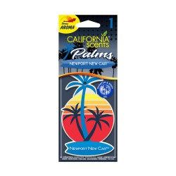 California Scents - Car Air Freshener Palms - Strong Aroma for Vehicle Interior - Newport New Car