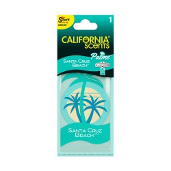 California Scents - Car Air Freshener Palms - Strong Aroma for Vehicle Interior - Santa Cruz Beach