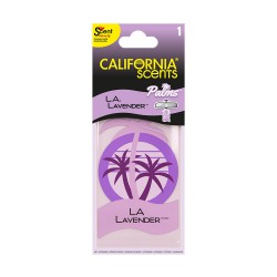 California Scents - Car Air Freshener Palms - Strong Aroma for Vehicle Interior - L.A. Lavender