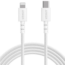 Anker - Data Cable Power Line Select (A8617G21) - Lightning to USB-C, 0.9m - White