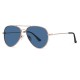 Techsuit - Sunglasses (3025) - for Women and Men, with UV Protection and Metal Frame - Rose Gold / Harbor Blue