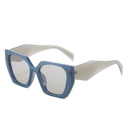Techsuit - Sunglasses (3967) - for Women, PC Frame and Lens - Blue / Light Gray