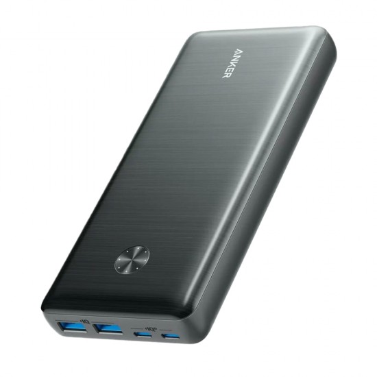 Anker - Power Bank PowerCore III Elite (A1291H11) - 2x Type-C, 2x USB, 25600mAh, 87W - Black