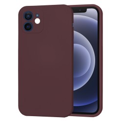 Techsuit - SoftFlex - iPhone 12 - Plum Red