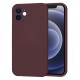 Techsuit - SoftFlex - iPhone 12 - Plum Red