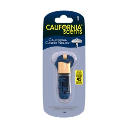California Scents - Car Air Freshener - Hanging Perfume Bottle for Vehicle Interior - California Casino Nights